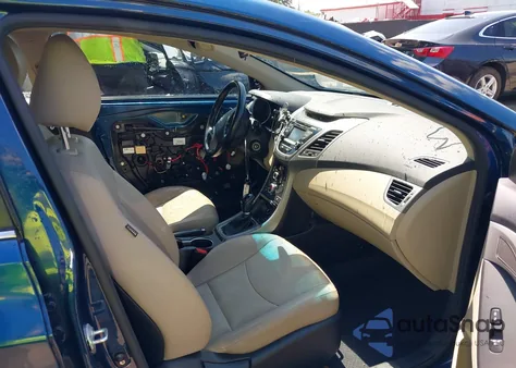 2014 Hyundai Elantra Limited from USA, damaged, VIN KMHDH4AE1EU057864